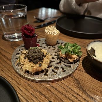 Hestia - Caviar tart - New American Near Me - Austin, Texas