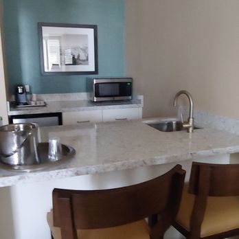 Bahia Resort Hotel - Bar/mini fridge/ micro/ cabinets/ coffee/ etc - San Diego, CA