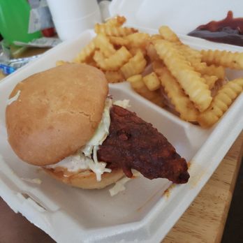 Crazy D’s Hot Chicken - Crazy hot tender slider - Chicken Shop Near Me - Reno, Nevada Crazy D’s Hot Chicken - Crazy hot tender slider - Chicken Shop Near Me - Reno, Nevada