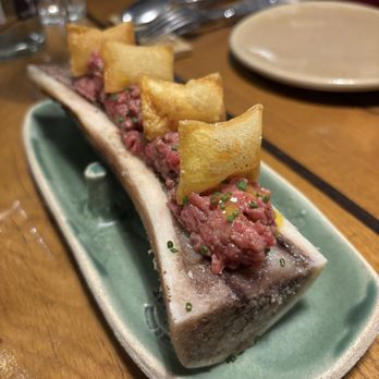 Suculent - Steak tartar and bone marrow with potato crisp - Spanish Near Me - Barcelona, B