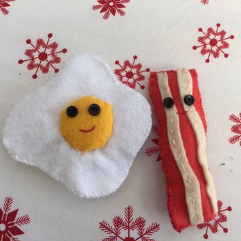 GreenARTS Camp - This Egg & Bacon is made from felt fabric, sewn with embroidery thread. And instant classic! - Summer Camps Near Me - Los Angeles, California GreenARTS Camp - This Egg & Bacon is made from felt fabric, sewn with embroidery thread. And instant classic! - Summer Camps Near Me - Los Angeles, California