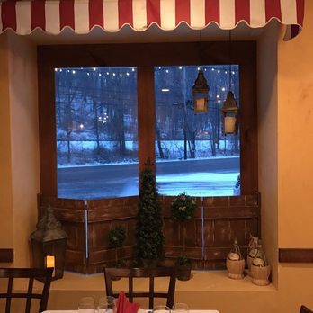 That's Amore Trattoria - Adorable window scene during the first snow. - Pizza Near Me - Denville, New Jersey That's Amore Trattoria - Adorable window scene during the first snow. - Pizza Near Me - Denville, New Jersey