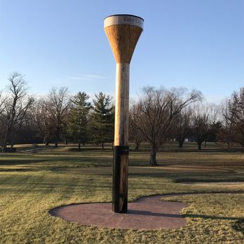 The World's Largest Wind Chime - Down the road you'll find the golf tee - Local Flavor Near Me - Casey, Illinois