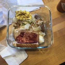 Leftovers cause there was so much food!