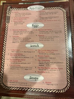 Menu photo 1 Mi Ranchito Lowell, IN
