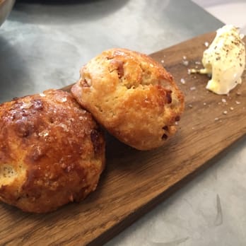 Frenchie Covent Garden - The good - bacon scones. Warm flavourful. Yum - French Near Me - London, XGL Frenchie Covent Garden - The good - bacon scones. Warm flavourful. Yum - French Near Me - London, XGL