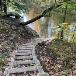 Deerfield Nature Park - Stairway to the river