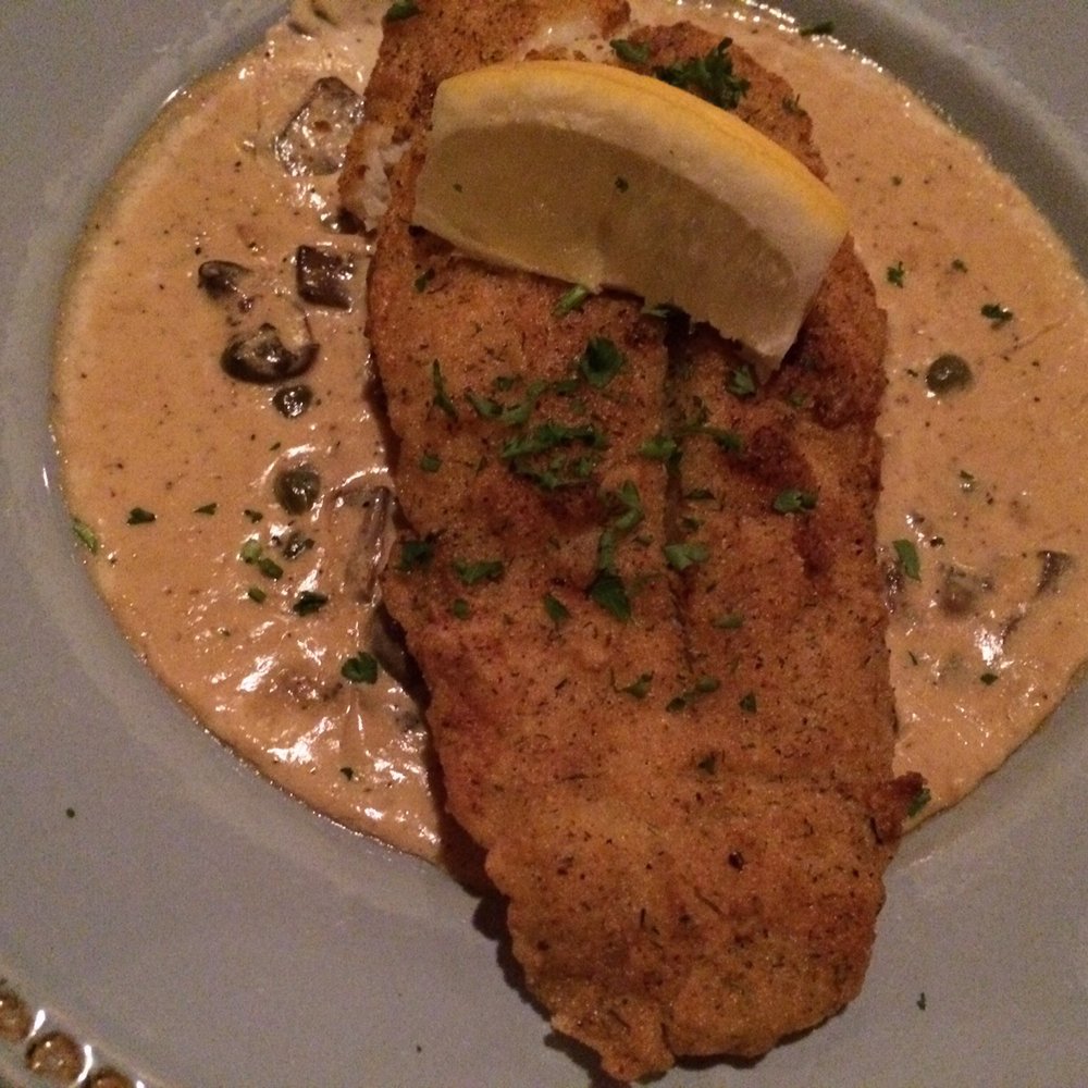 Marrakesh Restaurant - Bass with mushrooms - Moroccan Near Me - Portland, Oregon
