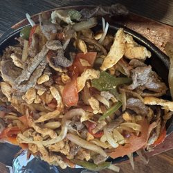 Villa's Patio Cedar Rapids - Chicken and steak fajitas