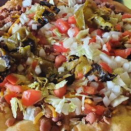 Navajo Tacos...large and yummy!