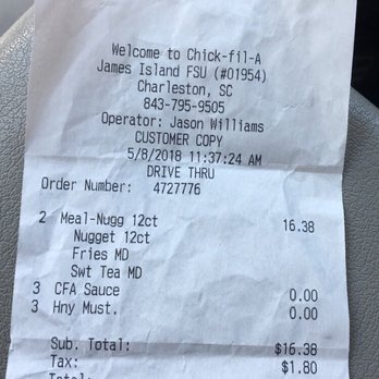 Chick-fil-A - Fast Food Near Me - Charleston, South Carolina Chick-fil-A - Fast Food Near Me - Charleston, South Carolina
