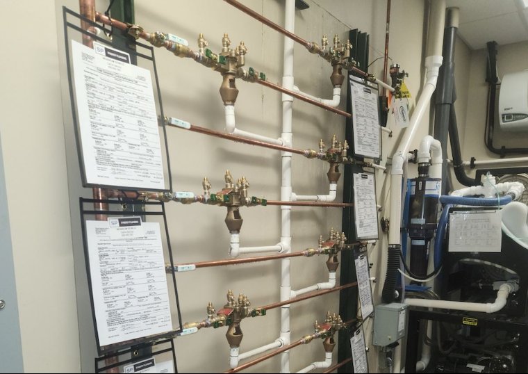 Slide of Synergy Plumbing and Backflow Testing