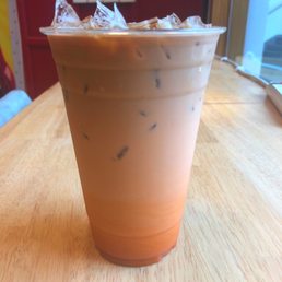 Dirty Thai Tea Latte
