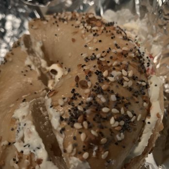 Old Town Bagel - Everything bagel with vegetable cream cheese - Bagels Near Me - Swedesboro, New Jersey Old Town Bagel - Everything bagel with vegetable cream cheese - Bagels Near Me - Swedesboro, New Jersey