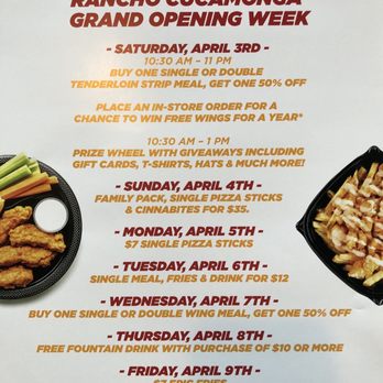 Epic Wings - Grand opening specials, April 3 to 9, 2021. - Chicken Wings Near Me - Rancho Cucamonga, California Epic Wings - Grand opening specials, April 3 to 9, 2021. - Chicken Wings Near Me - Rancho Cucamonga, California