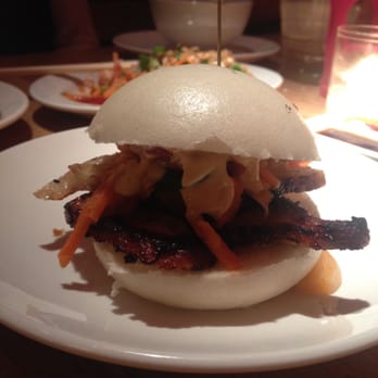 Happyhappyjoyjoy - Crappy foto but the Bao pork belly is ridiculous - Asian Fusion Near Me - Amsterdam, New Hampshire