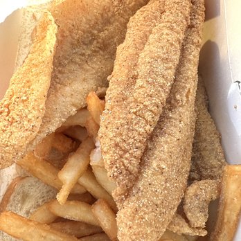 Captain Sams Fish And Chicken - Large Catfish Dinner 3 Pcs - Fish & Chips Near Me - Chula Vista, California