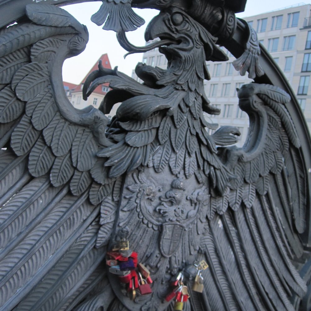 Weidendammer Brücke - eagle of love ... they must have removed some padlocks ... sad sad sad ... - Landmarks & Historical Buildings Near Me - Berlin, BE