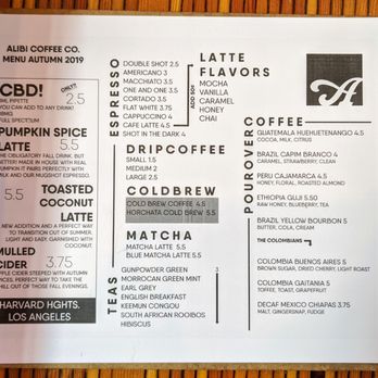 Alibi Coffee - Coffee & Tea Near Me - Los Angeles, California Alibi Coffee - Coffee & Tea Near Me - Los Angeles, California