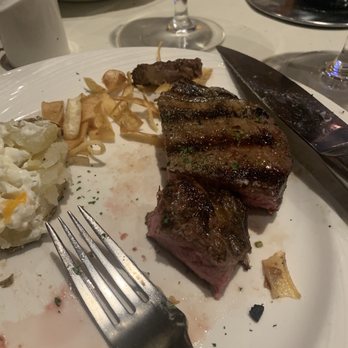Eddie Merlot's - Ribeye- what's left of it! - Steakhouses Near Me - Ashburn, Virginia