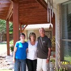 Barrington One Construction, LLC - The Wheat family. Smooth cedar arbor.