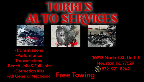 Auto Repair Services - Autor Repair Services and specialist in Transmission Repairs  and we offer free towing services if need to come get you, Services: Oil Change, Suspension , Transmission Flushing, and more.. As Part of Our Services we offer free towing for our clients . We also Offer 1 Year warranty in all our Jobs .