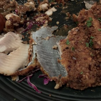 Crabtown - The skin on my Pecan Crusted Idaho Rainbow Trout Brown gravy on the bottom? Portion was huge and covered the plate. Great seasoning. - Seafood Near Me - Oklahoma City, Oklahoma Crabtown - The skin on my Pecan Crusted Idaho Rainbow Trout Brown gravy on the bottom? Portion was huge and covered the plate. Great seasoning. - Seafood Near Me - Oklahoma City, Oklahoma