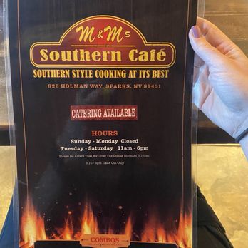 M&M's Southern Cafe - Menu - Southern Near Me - Sparks, Nevada M&M's Southern Cafe - Menu - Southern Near Me - Sparks, Nevada