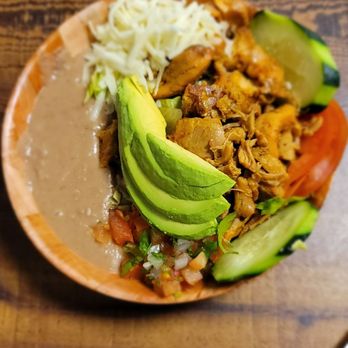 El pata salada - Grilled Chicken Burrito Bowl no rice - Mexican Near Me - Armona, California El pata salada - Grilled Chicken Burrito Bowl no rice - Mexican Near Me - Armona, California