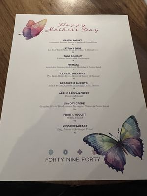 Menu photo 1 Forty Nine Forty Corrales, NM
