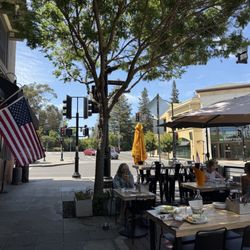 Outdoor dining area