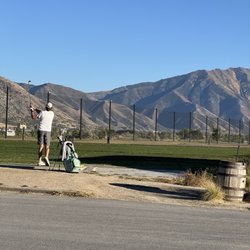 Timpanogos Golf Club - This is the employee who was rotten towards me. And the driving range.