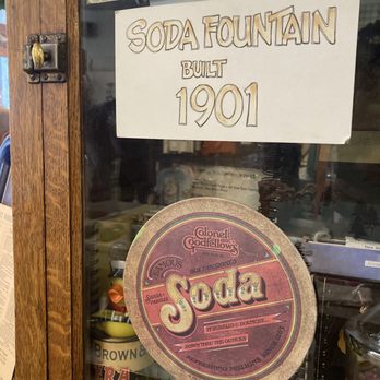 End of the Line - More history (around the soda jerk). - Ice Cream & Frozen Yogurt Near Me - Georgetown, Colorado