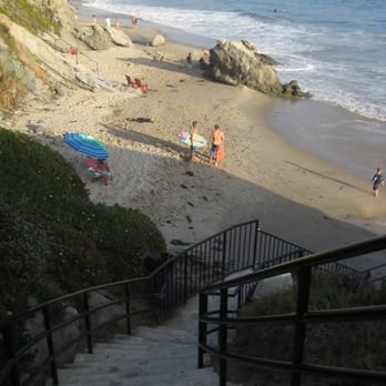 Cress Street Beach - Stairs from Cress St down to the beach. - Beaches Near Me