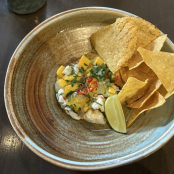 Brownstone Restaurant - Prawn ceviche ($17.00) - Canadian (New) Near Me - Kamloops, British Columbia Brownstone Restaurant - Prawn ceviche ($17.00) - Canadian (New) Near Me - Kamloops, British Columbia