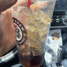 For reference, this was his drink after 5 sips. For reference, this was his drink after 5 sips.