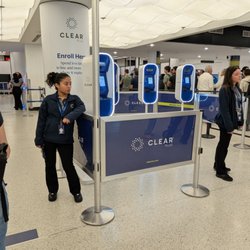 TSA Checkpoint H - Miami International Airport - Clear Plus with TSA PreCheck inside Concourse H at Miami International Airport (MIA). Security.