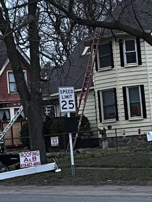 A & B Home Improvement Logo