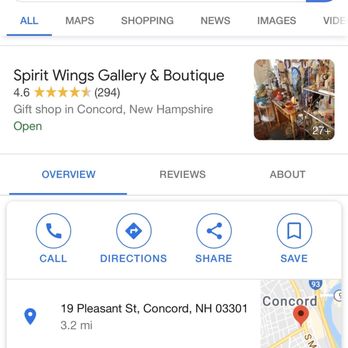 Spiiirit Wings Gallery Boutique - Hours are incorrect for Sunday- no actual hours posted on exterior of building. - Spiritual Shop Near Me - Concord, New Hampshire