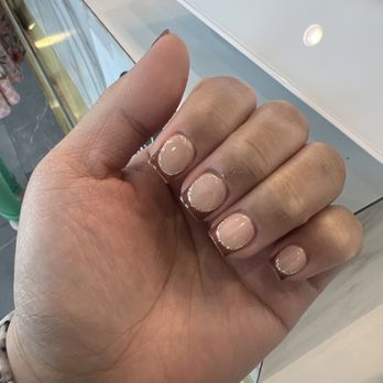 Blue Diamond Nails Spa - French Tip Hybrid Gel - Nail Salons Near Me - Enterprise, Nevada