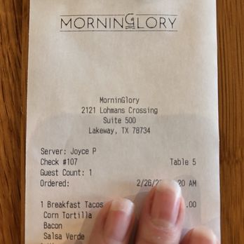 MorninGlory - Joyce P server - Coffee & Tea Near Me - Lakeway, Texas