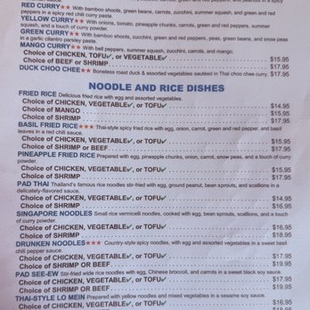 Bangkok Cafe - 6.27.26 menu - Thai Near Me - Foxboro, Massachusetts