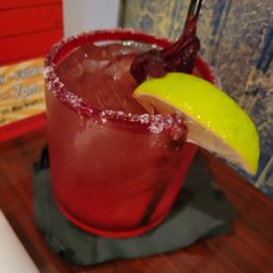 Maria Rita's Tex-Mex - Hibiscus margarita