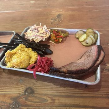 Truth BBQ - Brisket, coleslaw, corn pudding - Barbeque Near Me - Houston, Texas Truth BBQ - Brisket, coleslaw, corn pudding - Barbeque Near Me - Houston, Texas