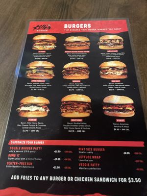 Menu photo 1 Killer Burger Orchards Vancouver, WA