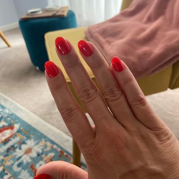 V Nail Salon - Red dip nails - Nail Salons Near Me - Vista, California V Nail Salon - Red dip nails - Nail Salons Near Me - Vista, California