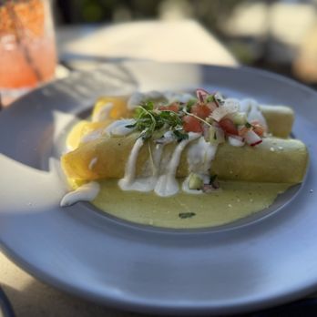 Flecha - Poblano Chile Enchilada with Lobster - Mexican Near Me - San Diego, California