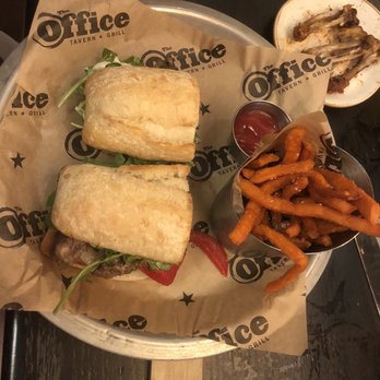 The Office Tavern Grill - Chimichurri Steak Baguette Sandwich - Bars Near Me - Morristown, New Jersey The Office Tavern Grill - Chimichurri Steak Baguette Sandwich - Bars Near Me - Morristown, New Jersey