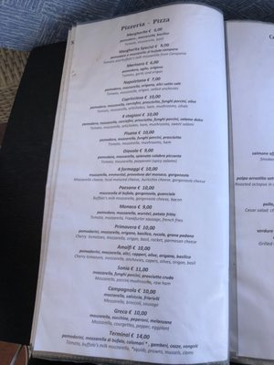 Menu photo 6 Amalfi Terminal Amalfi, SA Menu photo 6 Amalfi Terminal Amalfi, SA