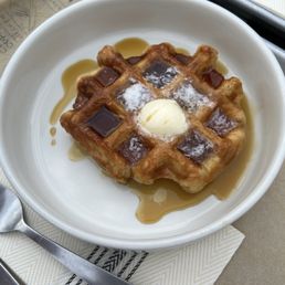 Maple Syrup  Butter Waffle